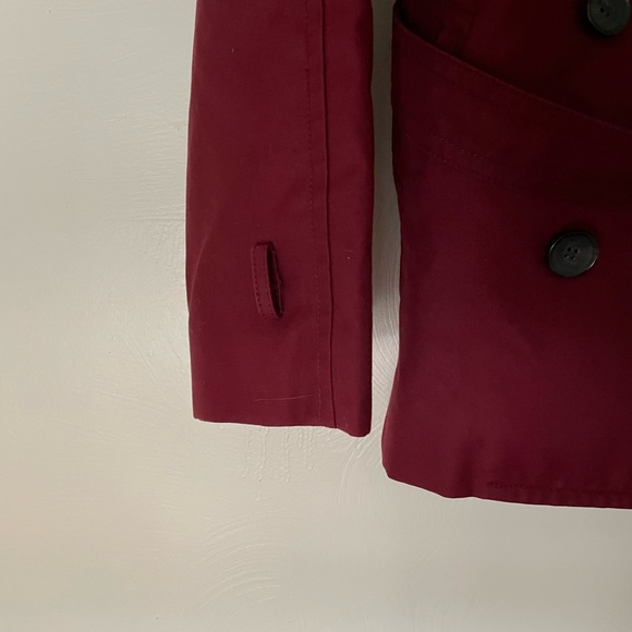 Coach Burgundy Trench Coat - Picture 6 of 8